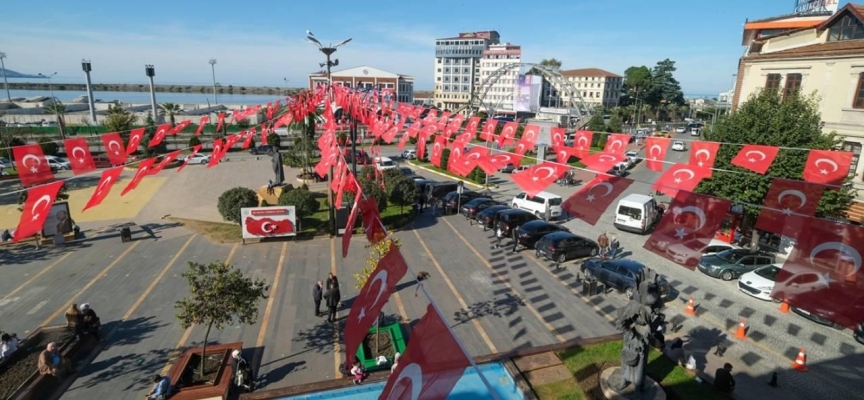 Giresun'da 29 Ekim Cumhuriyet Bayramı için hazırlıklar tamamlandı