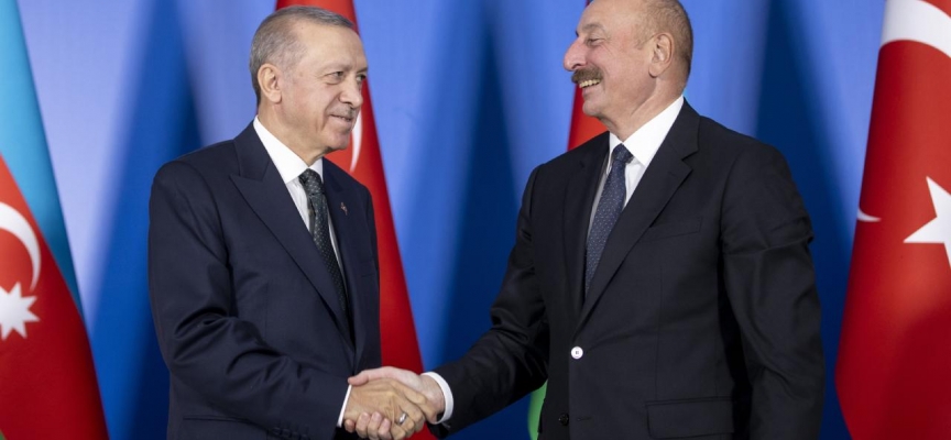 Aliyev'den Cumhurbaşkanı Erdoğan'a "Cumhuriyet Bayramı" tebrik mesajı