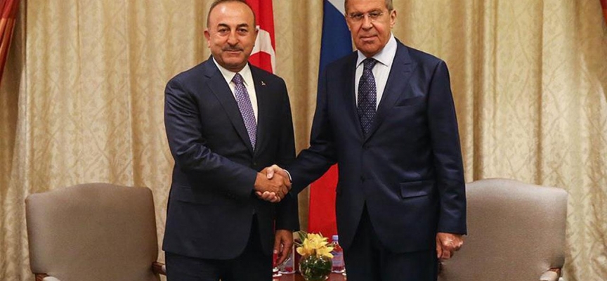 Bakan Çavuşoğlu, Rus mevkidaşı Lavrov ile görüştü