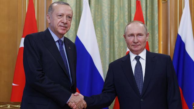 Erdoğan, Rusya Devlet Başkanı Putin ile görüştü