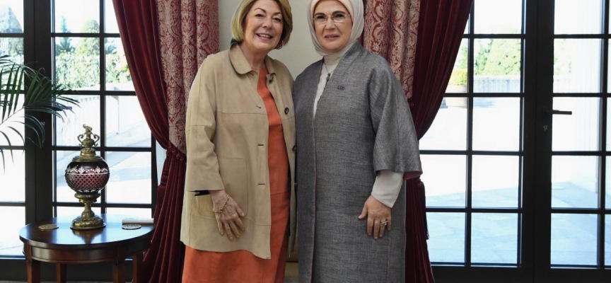 Emine Erdoğan ABD ve Meksika büyükelçilerinin eşleriyle görüştü