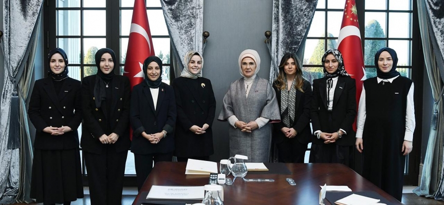 Emine Erdoğan, MÜSİAD Kadın Komitesi üyeleriyle görüştü