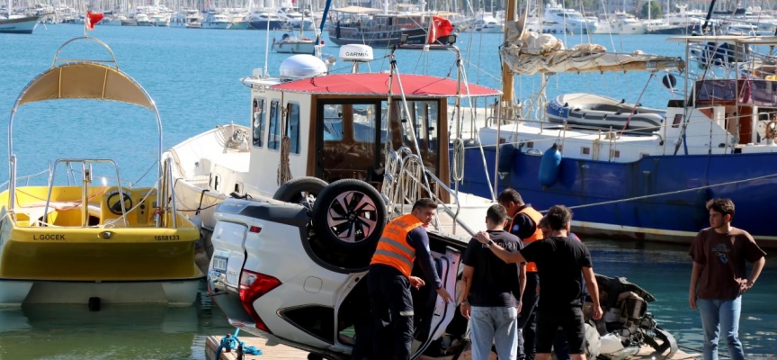 Muğla'da otomobil iskeleye düştü: 6 yaralı