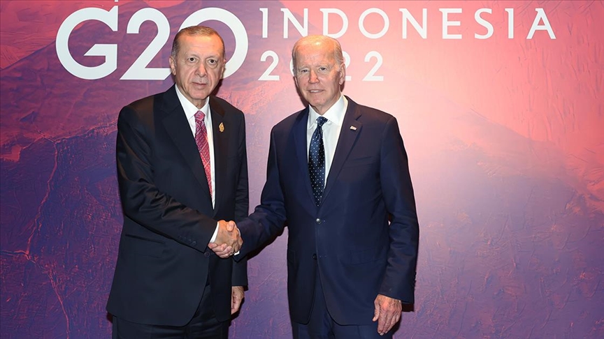 TC Cumhurbaşkanı Erdoğan ve Biden G-20 zirvesi kapsamında biraraya geldi