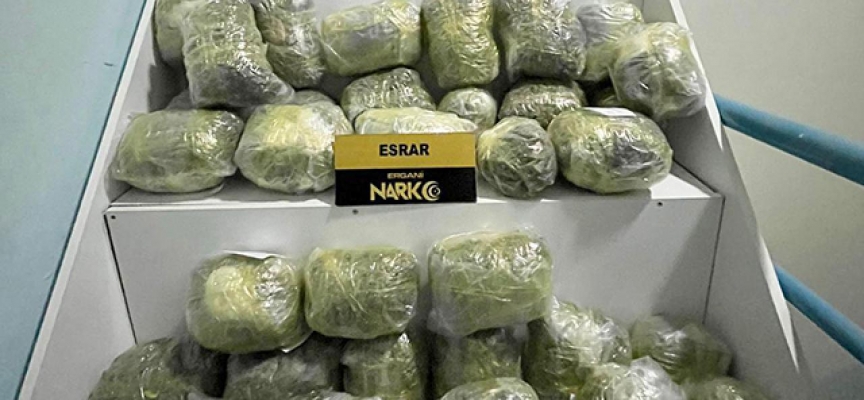 Diyarbakır'da 21 kilogram uyuşturucu ele geçirildi