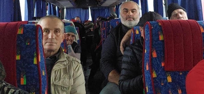 Herson'dan çıkarılan Ahıska Türkleri, Gürcistan'a giriş yaptı