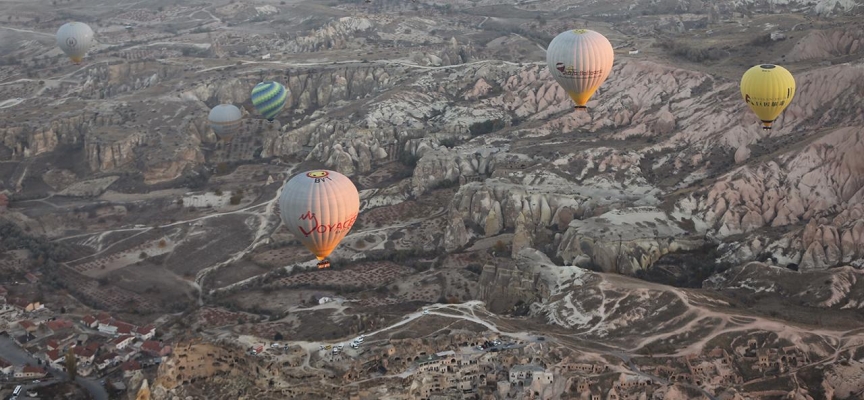 Kapadokya'da balon turları 8 gündür yapılamıyor