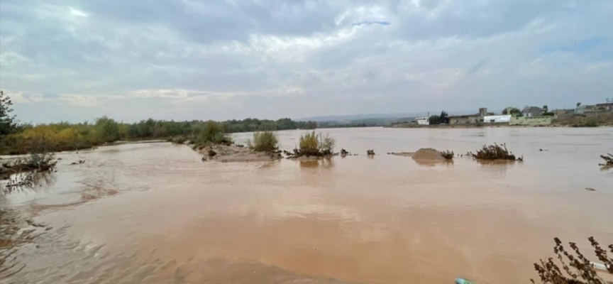 Kerkük'teki yağışlar Aşağı Zap Nehri'nin su seviyesini yükseltti