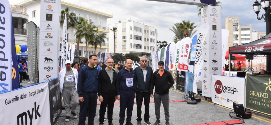 Girne Yarı Maratonu gerçekleşti