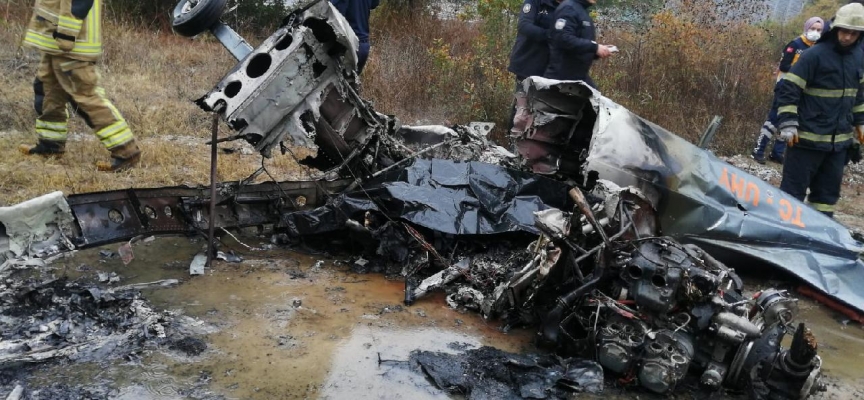 Bursa'da tek motorlu uçak düştü: 2 can kaybı