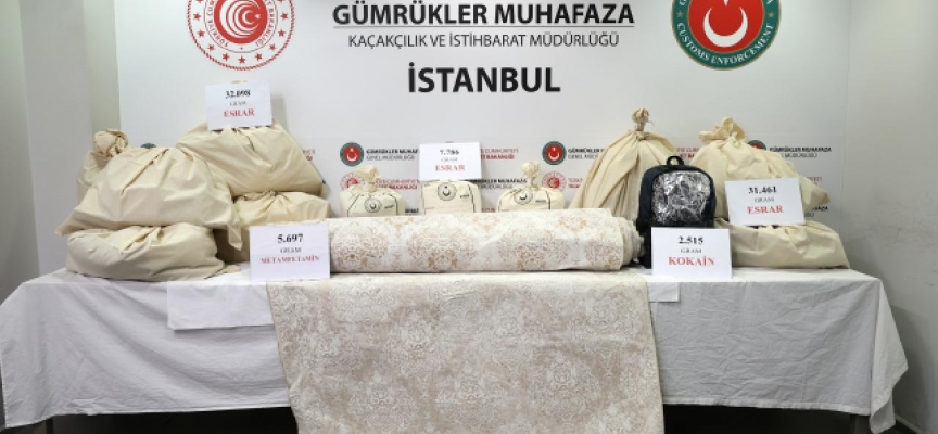 Sabiha Gökçen Havalimanı'nda 80 kilogram uyuşturucu ele geçirildi