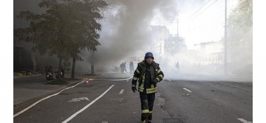 Ukrayna’nın başkeni Kiev’de patlama sesleri