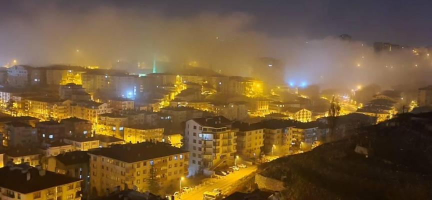 Ankara'da yoğun sis etkili oldu