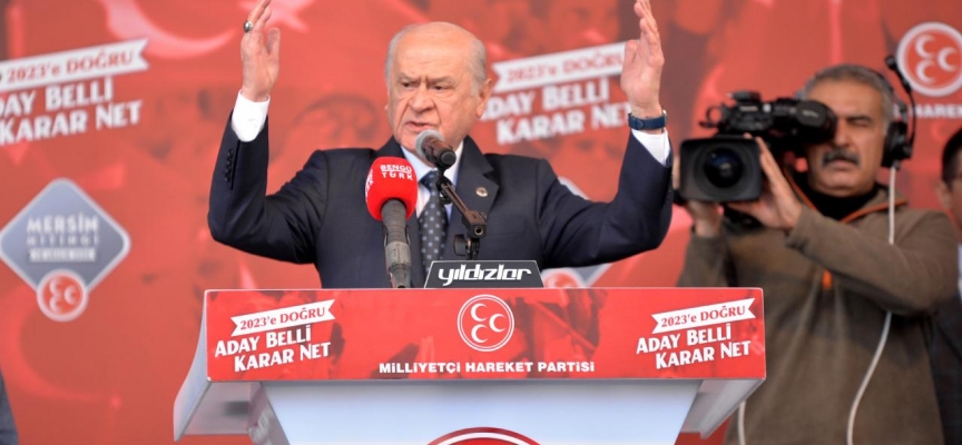 Bahçeli: Siyaset bezirganlarının altılı masaya dinamit fırlattığı ortadadır