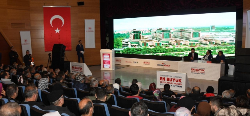 Gümüşhane'de 'İlk Evim, İlk İş Yerim' kuraları çekildi