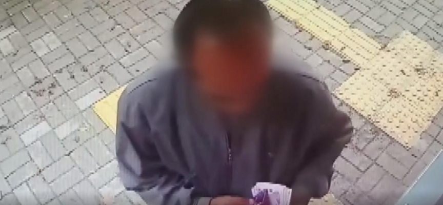 Karaman'da ATM'de unutulan parayı alan şüpheli yakalandı