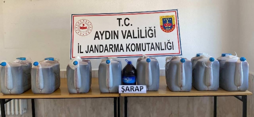 Aydın'da 262 litre kaçak içki ele geçirildi: 4 gözaltı