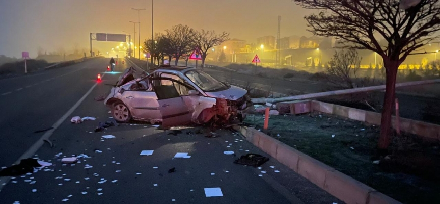 Kırıkkale'de trafik kazası: 2 yaralı