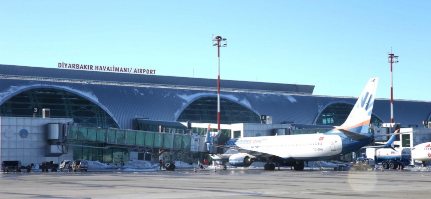 Diyarbakır Havalimanı 135 bin 382 yolcuya hizmet verdi