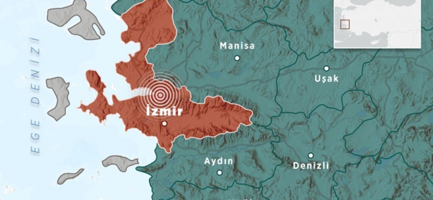 İzmi'de 3 büyüklüğünde deprem