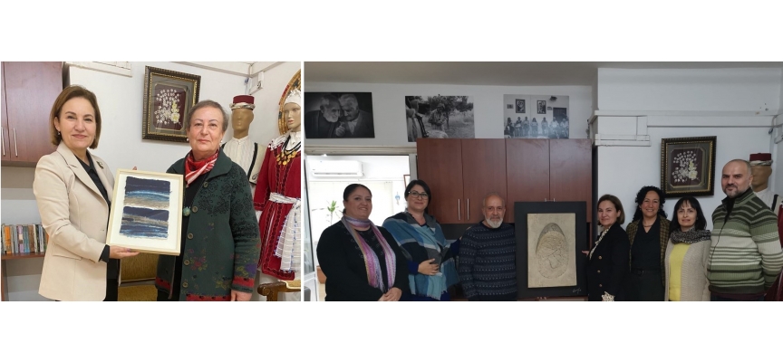 Kültür Dairesi, Tatar ve Keten’in birer eserini Kültür Dairesi Sanat Koleksiyonu’na kazandırdı