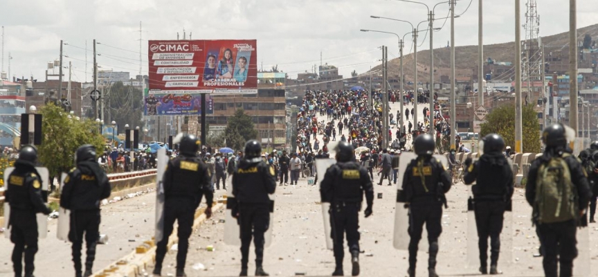 Peru'da hükümet karşıtı protestolar: Ölü sayısı 60'a çıktı