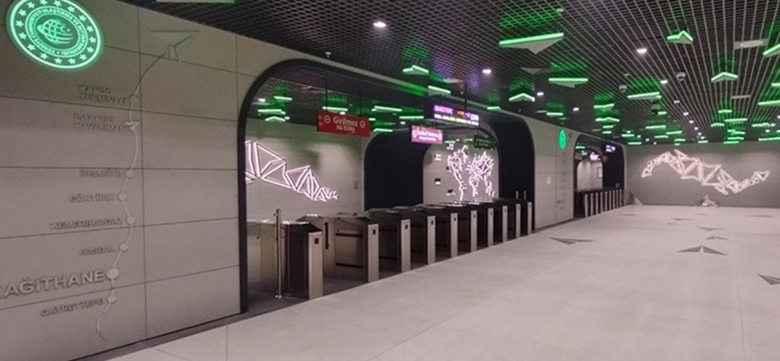 Türkiye'nin en hızlı metrosu "Kağıthane-İstanbul Havalimanı Metrosu" hizmete girdi