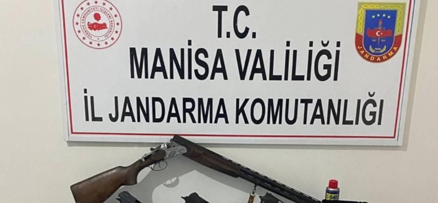 Manisa'da kaçak silah imal eden şüpheli yakalandı