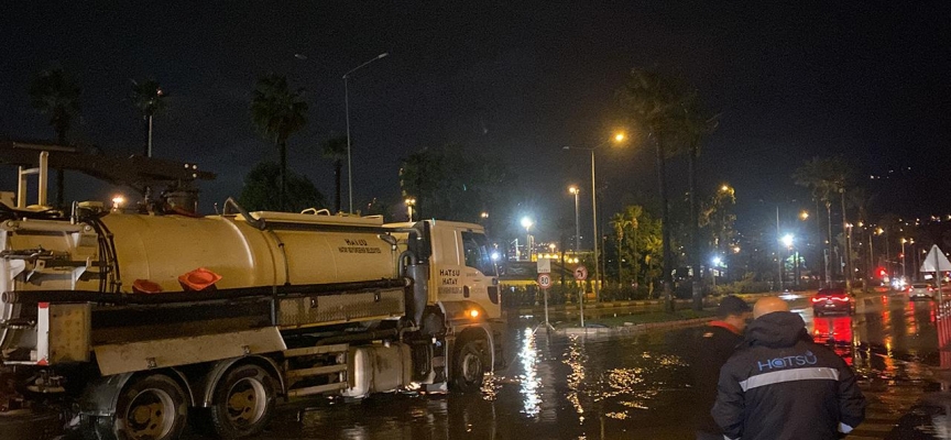 Hatay’da sağanak etkili oldu