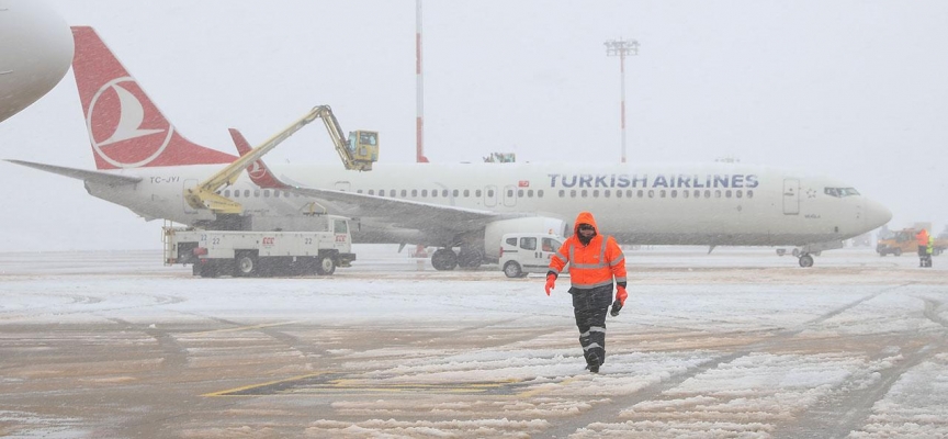 THY'den uçuş iptali: İstanbul'da 170 sefer yapılamayacak