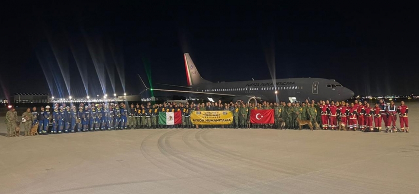 Meksika, Türkiye'ye 145 kişilik arama kurtarma ekibi gönderdi