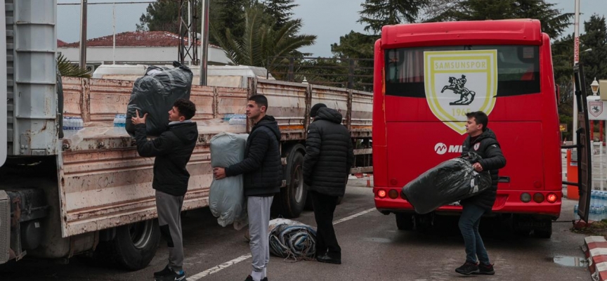 Samsunspor'dan depremzedelere destek çağrısı