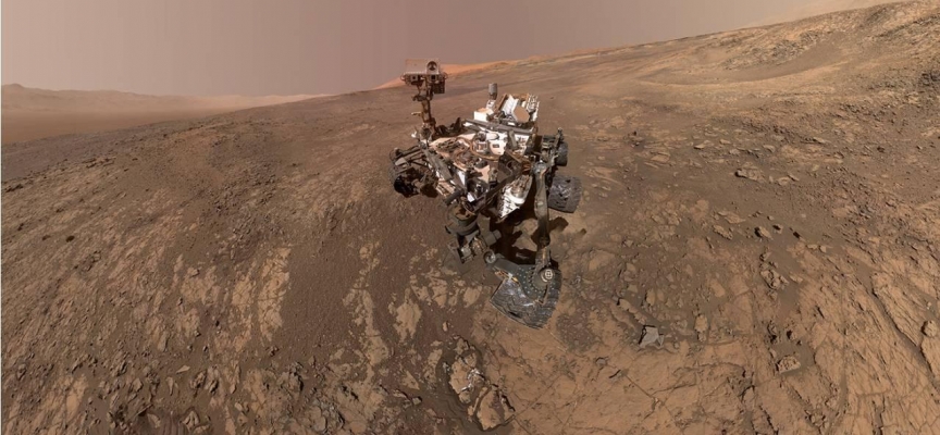 NASA'nın uzay aracı Curiosity, Mars'ta kurumuş göl izlerine rastladı