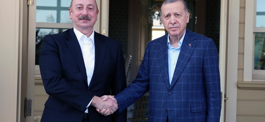 Cumhurbaşkanı Erdoğan, İlham Aliyev ile görüştü