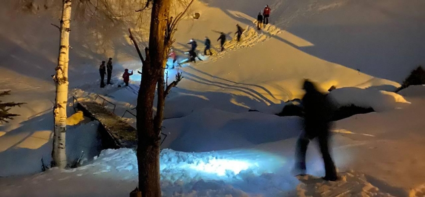 Artvin'de dağcılar bölgeden tahliye edildi