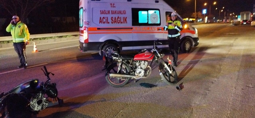 Bursa'da iki motosiklet çarpıştı: 2 yaralı