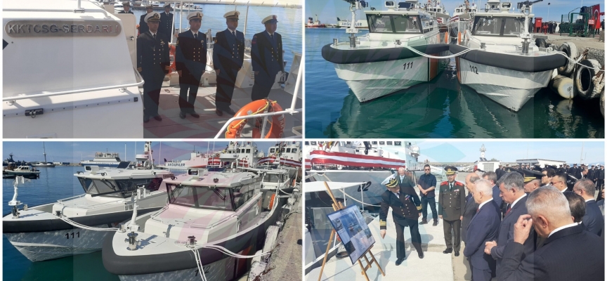 Sahil Güvenlik Komutanlığı’na tedarik edilen botların hizmete giriş töreni yapıldı