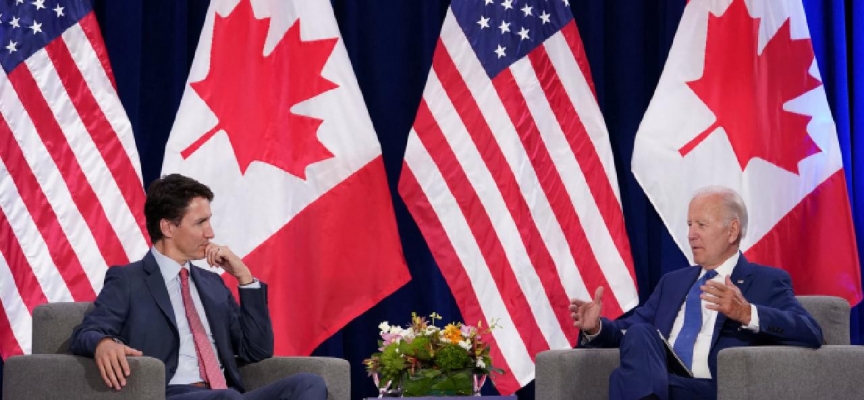 Kanada Başbakanı Trudeau başkent Ottowa'da ABD Başkanı Biden'ı ağırladı