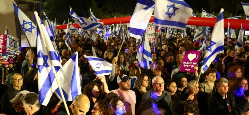 İsrail'de yargı düzenlemesine karşı gösteriler 12'nci haftasında