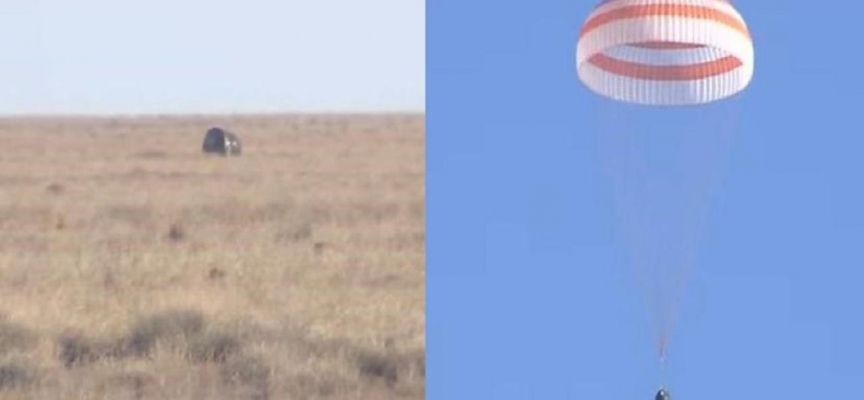 Göktaşının çarptığı Soyuz MS-22 uzay aracı, Dünya’ya geri döndü