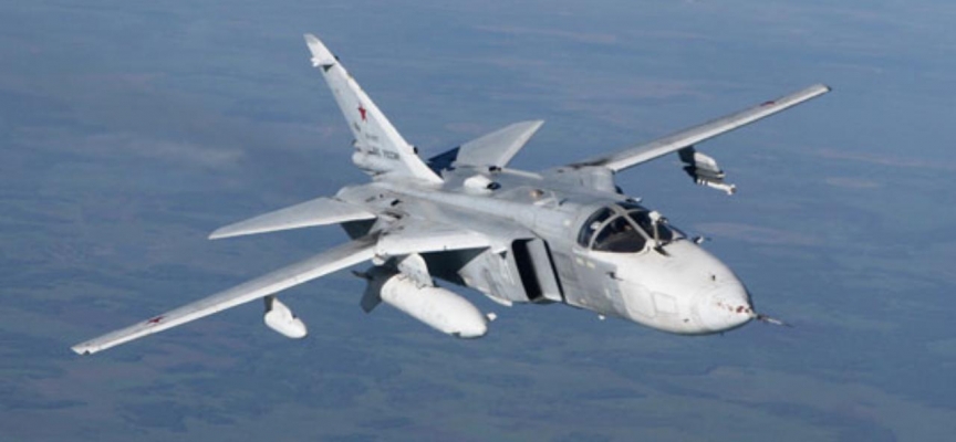 Ukrayna: Bahmut'ta Su-24M bombardıman uçağı düşürüldü