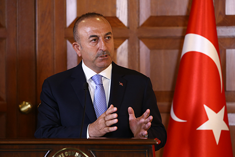 TC Dışişleri Bakanı Çavuşoğlu, Cumhurbaşkanı Tatar’a geçmiş olsun dileklerini iletti