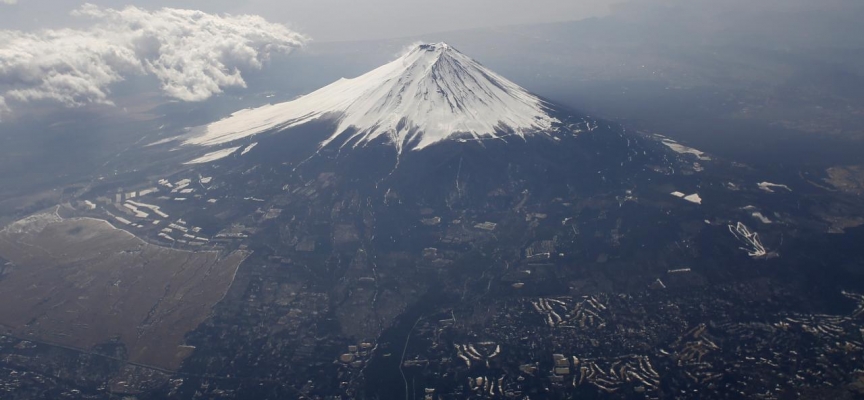 Japonya'da Fuji'nin patlaması halinde halktan yürüyerek kaçmaları istenecek