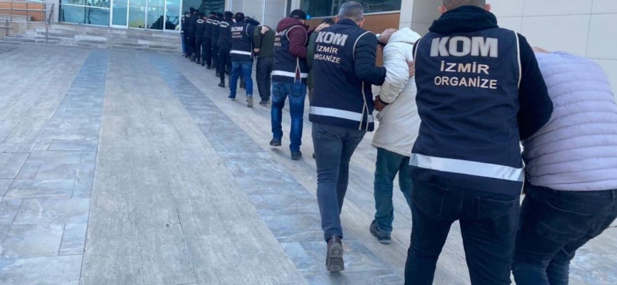 İzmir ve Manisa'da 'Akbaba' operasyonu: 9 tutuklama