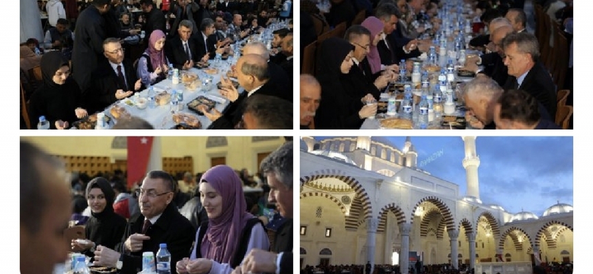 Oktay, Hala Sultan Camii’deki iftara katıldı