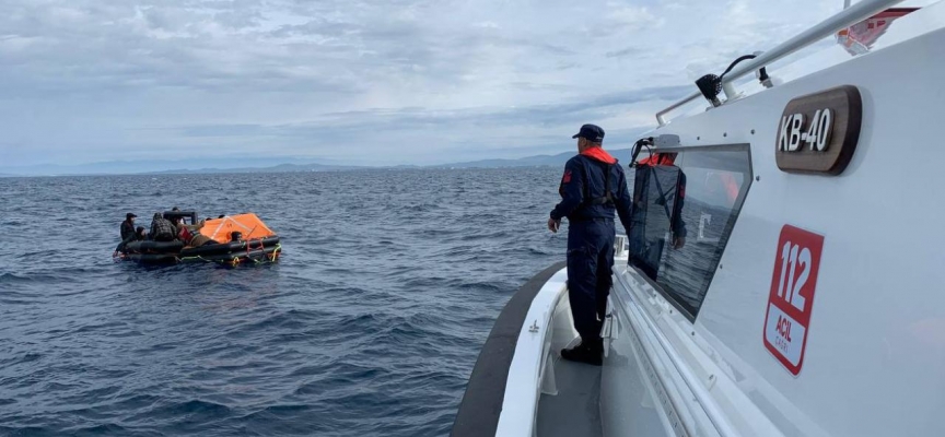 Muğla'da 47 düzensiz göçmen kurtarıldı