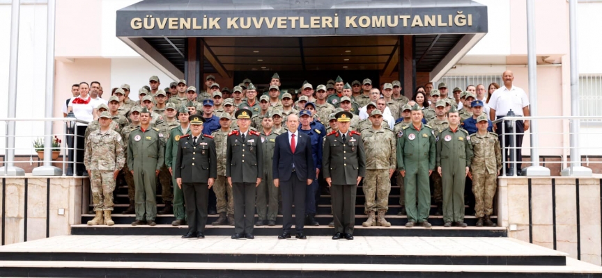 Cumhurbaşkanı Tatar, GKK Karargahını ziyaret etti