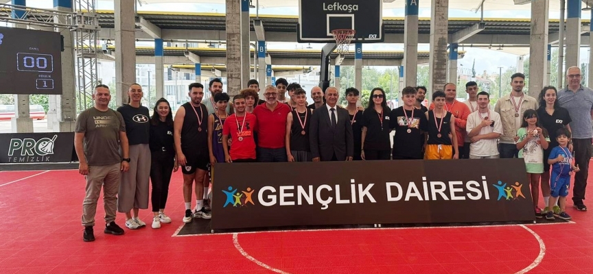 Merkez Lefkoşa’da 3×3 Genç Fest Basketbol etkinliği yapıldı