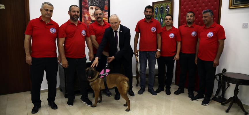 Töre, Kıbrıs Arama Kurtarma Derneği heyetini kabul etti