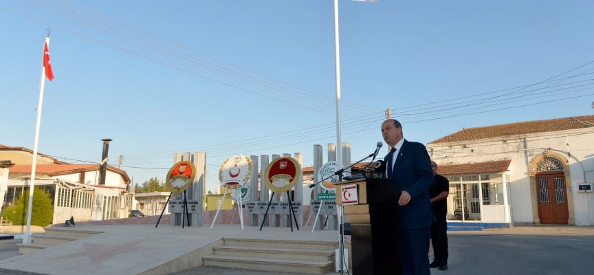 Cumhurbaşkanı Tatar:Şehitlere olan borcumuz, bir daha acıların yaşanmayacağı Kıbrıs’ta sağlam bir anlaşmaya varmaktır